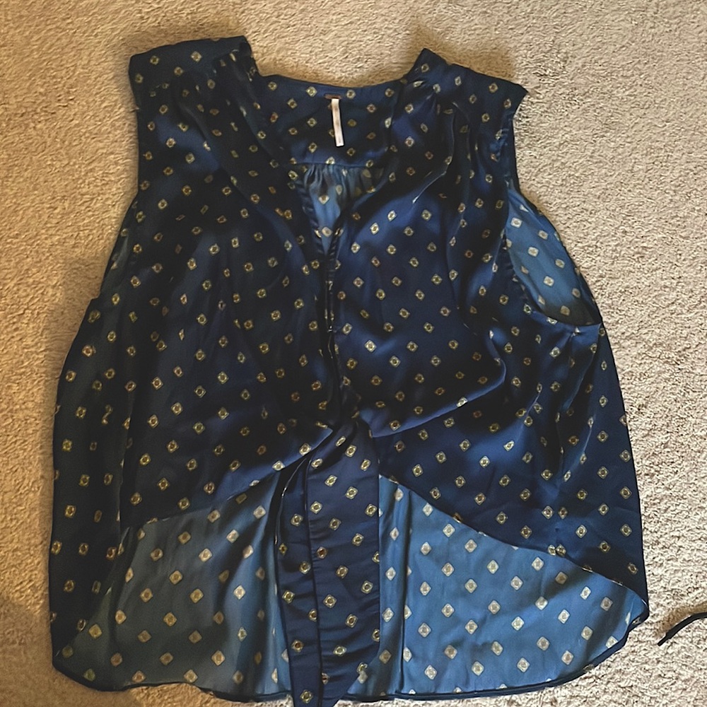 Free People tie-front top